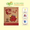 11 Tem Nhãn Giấy Xi Măng Kraft 8x10cm - Khô Bò Gà Heo Mực, Decal Tết - Giá 27k 2