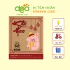 11 Tem Nhãn Giấy Xi Măng Kraft 8x10cm - Khô Bò Gà Heo Mực, Decal Tết - Giá 27k 4