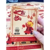 11 Tem Nhãn Giấy Xi Măng Kraft 8x10cm - Khô Bò Gà Heo Mực, Decal Tết - Giá 27k 8