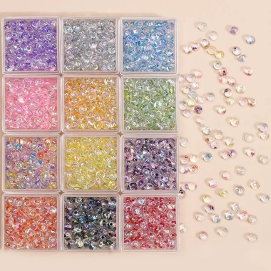 110 miếng 4mm Thủy Tinh Cao Cấp Hạt Cơm DIY Trang Sức Vòng Tay Vòng Cổ Giá 18,713₫ 5