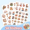 116 hình dán Tết Zootopia 2 Thỏ Judy và Cáo Nick - Sticker chống nước DIY cho điện thoại, quà Tết 10