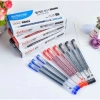 12 Cái Bút Bi Gel 0.38mm Đen Xanh Đỏ - Văn Phòng Phẩm Sinh Viên 86.900 VND
