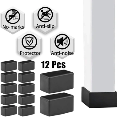 12 Cái Nắp Chân Ghế Cao Su Bảo Vệ Chân - Miếng Lót Nội Thất Bàn Có Tất, Giá Ưu Đãi 39.782₫ 2