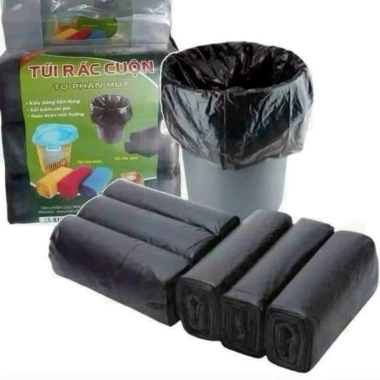 12 Cuộn 4 Bịch Túi Đựng Rác Đen 65x55cm Tự Phân Hủy Thân Thiện Môi Trường 20.000₫ 6