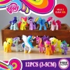 12 Màu Ngẫu Nhiên My Little Pony PVC Cake Topper Nhân Vật Hành Động Cho Bé Gái - Ưu Đãi 80.205 VND