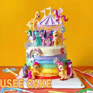 12 Màu Ngẫu Nhiên My Little Pony PVC Cake Topper Nhân Vật Hành Động Cho Bé Gái - Ưu Đãi 80.205 VND