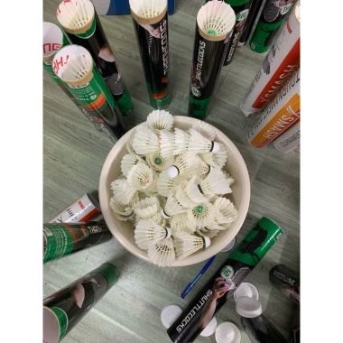 12 quả cầu lông tập cũ giá rẻ 70-90% - Còn tốt, 1 ống chỉ 43.900₫