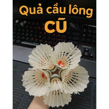 12 quả cầu lông Thành Công Ba Sao Iwin giảm 22% giá 62.100đ - chất lượng 70-80%