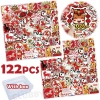 122 Bính Ngọ Nhãn dán 2.026 - Sticker chống nước cute DIY, sổ nhãn dán đồ chơi trẻ em, quà Tết giá chỉ 55.566 VND