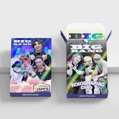 124 BIGBANG Photocard 3D Laser Sticker LOMO - Hộp 124 thẻ, giá ưu đãi 71.500₫