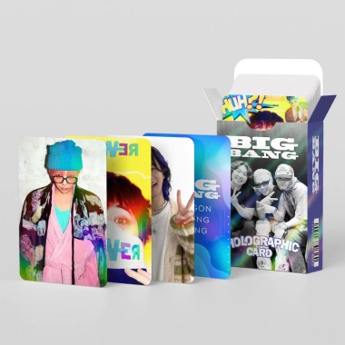 124 BIGBANG Photocard 3D Laser Sticker LOMO - Hộp 124 thẻ, giá ưu đãi 71.500₫