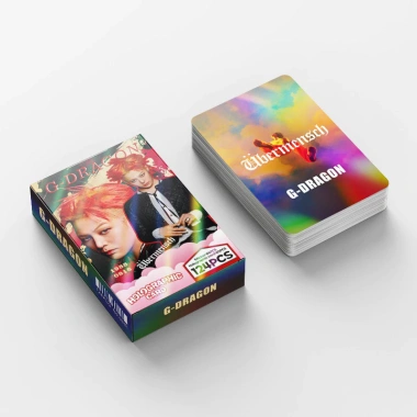 124 Cái Hộp BIGBANG G‑Dragon Photocard 3D Laser Sticker LOMO Card Giá 71.500₫