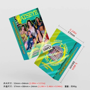 124 Cái KATSEYE Photocards Holographic LOMO KPOP - Thẻ Holographic, Giá 71.500₫ 8