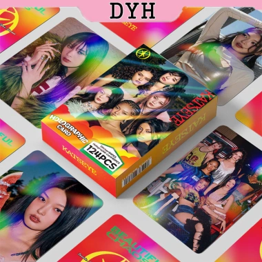124 KATSEYE Photocards Holographic LOMO - Manon, Sophia, Lara, Yoonchae - Nhãn Dán Thẻ Ba Chiều Giá chỉ 38.500 VNĐ 2
