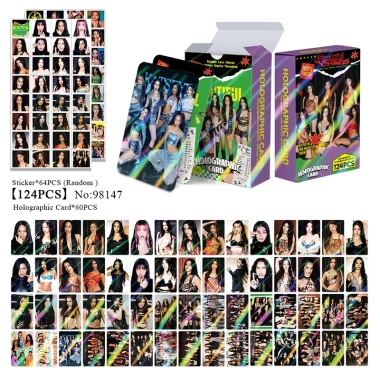 124 KATSEYE Photocards Holographic LOMO - Manon, Sophia, Lara, Yoonchae - Nhãn Dán Thẻ Ba Chiều Giá chỉ 38.500 VNĐ 4
