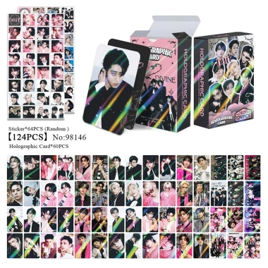 124 Photocards Stray Kids KARMA Holographic LOMO FELIX Seungmin Lee Biết HAN - Nhãn dán ba chiều - 39.600₫ 5