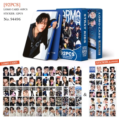 124 Photocards Stray Kids KARMA Holographic LOMO FELIX Seungmin Lee Biết HAN - Nhãn dán ba chiều - 39.600₫ 7