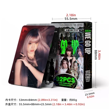 124 thẻ BABYMONSTER Photocards PSYCHO HOT SAUCE Holographic LOMO - Giá 38.500₫ 9