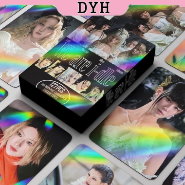 127 Thẻ i-dle Photocards Holographic Kpop LOMO Album - Giá chỉ 66.000₫