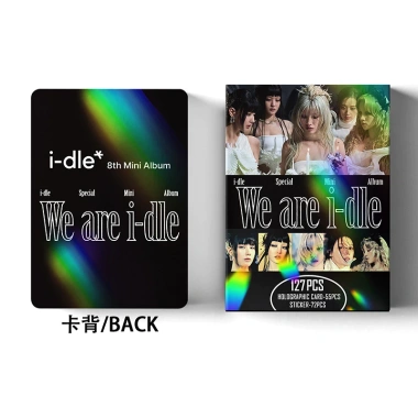 127 Thẻ i-dle Photocards Holographic Kpop LOMO Album - Giá chỉ 66.000₫