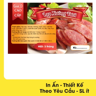 15 tem in nhãn dán chống nước 10x6cm decal sữa cho lạp xưởng Tết - 49.000đ InNhanh Bách Khoa 7
