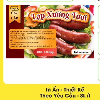 15 tem in nhãn dán chống nước 10x6cm decal sữa cho lạp xưởng Tết - 49.000đ InNhanh Bách Khoa 8