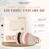 150 chiếc Khẩu trang 6D UNICARE 3 lớp kháng khuẩn, chống bụi, mịn không thấm nước