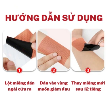150 Miếng Dán Nhiệt Ngải Cứu Giảm Đau Xương Khớp, Hỗ Trợ Vai Gáy Chân Tay - 17.360 VND