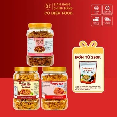 1.5KG Khô Mix 3 Vị - Gà Chanh, Bơ Tỏi, Heo Tẩm Vị - Giảm Giá Đặc Biệt 465.500 VND