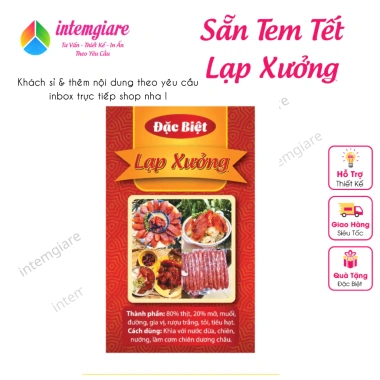16 Tem In Nhãn Dán Sữa Chống Nước, Cáng Màng Bóng, Dùng Cho Lạp Xưởng Tết, Kích Thước 10x6cm - Giá 26.000đ 3 16 Tem In Nhãn Dán Sữa Chống Nước, Cáng Màng Bóng, Dùng Cho Lạp Xưởng Tết, Kích Thước 10x6cm - Giá 26.000đ 3