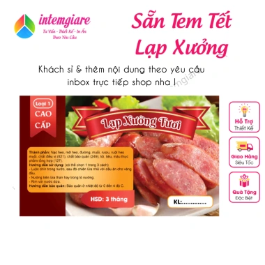 16 Tem In Nhãn Dán Sữa Chống Nước, Cáng Màng Bóng, Dùng Cho Lạp Xưởng Tết, Kích Thước 10x6cm - Giá 26.000đ 6 16 Tem In Nhãn Dán Sữa Chống Nước, Cáng Màng Bóng, Dùng Cho Lạp Xưởng Tết, Kích Thước 10x6cm - Giá 26.000đ 6