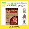 17 Tem Nhãn Giấy Xi Măng InkTEM Da - Khô Bò Gà Heo Mực Đẹp Sang 6x8cm 3