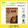 17 Tem Nhãn Giấy Xi Măng InkTEM Da - Khô Bò Gà Heo Mực Đẹp Sang 6x8cm 5