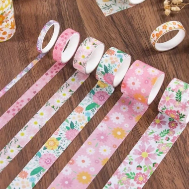 18 cuộn Washi tape vintage cổ trang cute – hộp trang trí scrapbook, planner, giá 100.500₫ 5