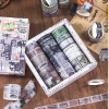 18 cuộn Washi tape vintage cổ trang cute – hộp trang trí scrapbook, planner, giá 100.500₫ 9
