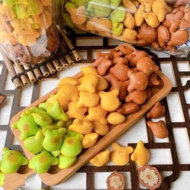 1KG Bánh Gấu Trùm Mix Vị - Ngon Ngất Ngây, Giảm Giá Sốc 135k Thay 164.7k