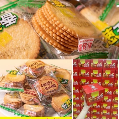 1KG Bánh quy đồng tiền Nhiều vị Siêu ngon - Giòn tan, Giá chỉ 95.000đ