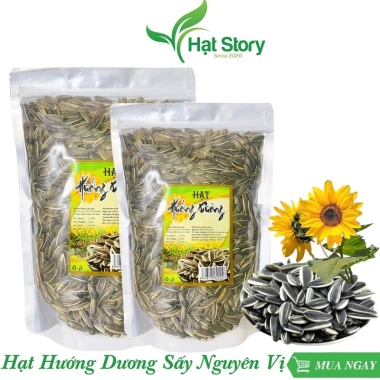 1kg Hạt Hướng Dương Sấy Nguyên Vị Nhập Khẩu - Hạt To, Ngon, Giá Giảm 59k