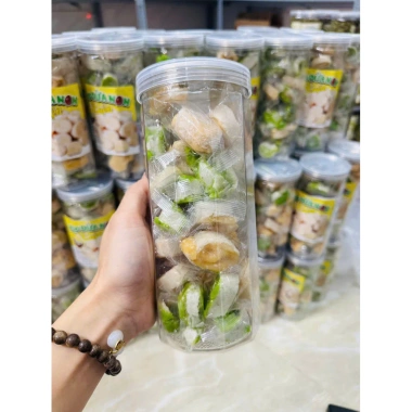 1kg Kẹo Dừa Cuộn Đậu Phộng Mix Vị - Ngon Giòn, Giá Chỉ 79.000đ