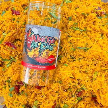 1KG Khô Gà Lá Chanh Giòn và Ớt Khô - Hàng Loại 1 Chuẩn VSATTP, Ăn Vặt Giá Rẻ 56k 2