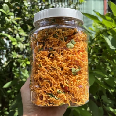 1KG Khô Gà Lá Chanh Giòn và Ớt Khô - Hàng Loại 1 Chuẩn VSATTP, Ăn Vặt Giá Rẻ 56k 8