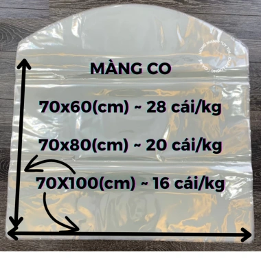 1KG Màng Co Bọc Giỏ Quà Tết PVC Sấy Nhiệt Loại Sịn Giá Ưu Đãi 119,798 VND