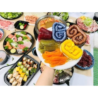 1kg Mì chũ rau củ thực dưỡng EatClean - 5 màu rau tự nhiên, giảm giá 56.000 VND 3