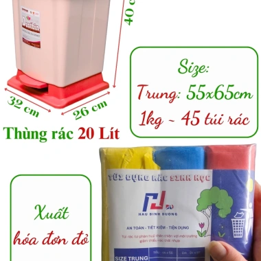 1kg Túi đựng rác tự phân hủy loại tốt - Giá 31.500đ, bảo vệ môi trường 5