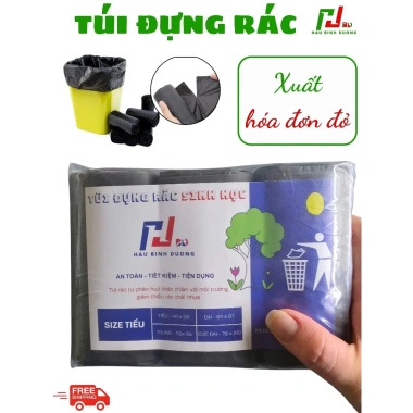 1kg Túi đựng rác tự phân hủy loại tốt - Giá 31.500đ, bảo vệ môi trường 10
