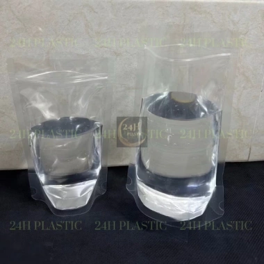 1KG Túi Zipper Đáy Đứng 2 Mặt Trong, Đựng Bánh Kẹo Hoa Quả - Giá 32.277 VND