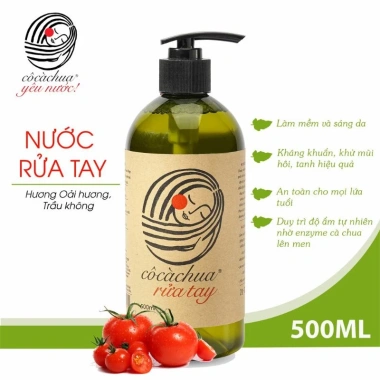1L Nước Rửa Tay Hữu Cơ Cà Chua Refill Siêu Tiết Kiệm 125k, Miễn Phí Ship Tới 70k
