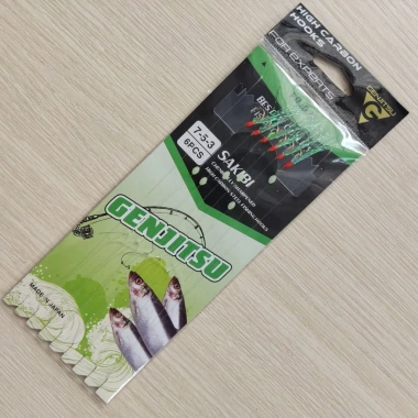 2 BỊCH Thẻo SAKIBI kim tuyến lưỡi câu lông giấy ánh dụ cá - Câu nục, trích, sòng mạnh, giá chỉ 48.000 10