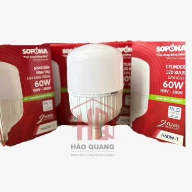 2 Bóng đèn LED Sopoka cao cấp 30W/60W - Tiết kiệm điện, giá ưu đãi 111.111 VND, hàng Việt Nam