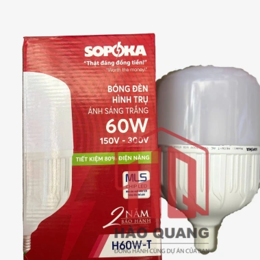 2 Bóng đèn LED Sopoka cao cấp 30W/60W - Tiết kiệm điện, giá ưu đãi 111.111 VND, hàng Việt Nam 8 2 Bóng đèn LED Sopoka cao cấp 30W/60W - Tiết kiệm điện, giá ưu đãi 111.111 VND, hàng Việt Nam 8